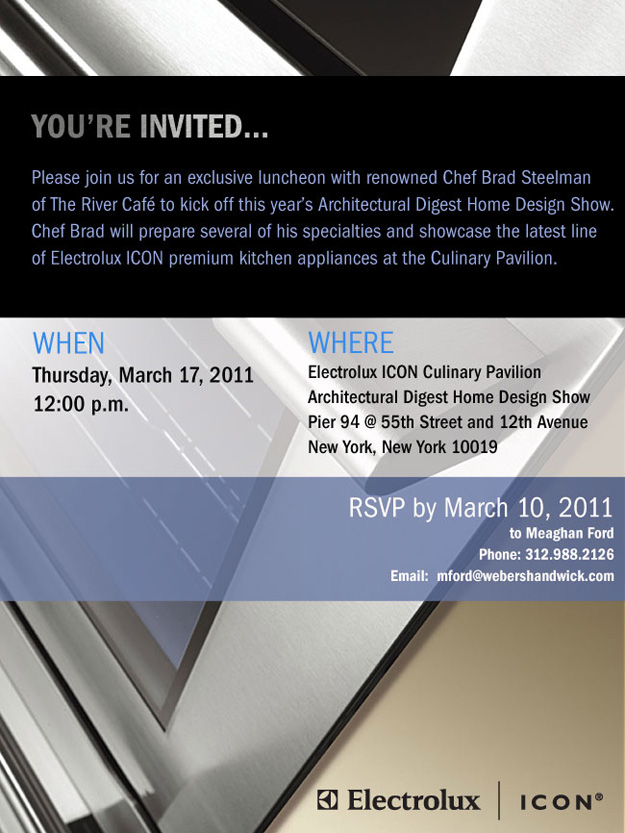 Electrolux Event Invite